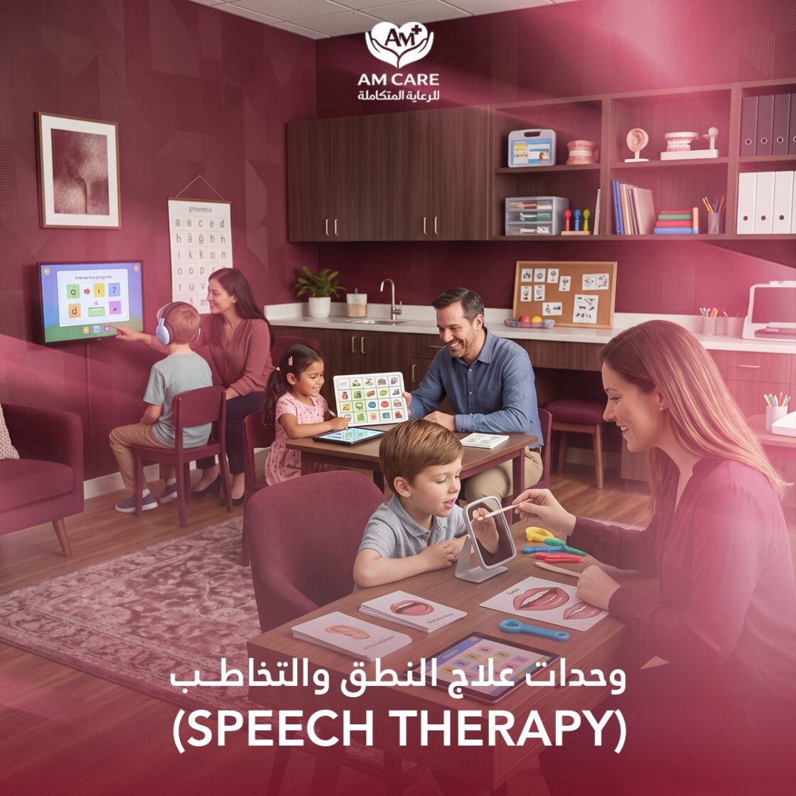 وحدات علاج النطق والتخاطب (Speech Therapy)